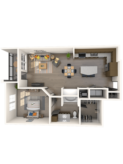Vittoria Floor Plan at The Rialto, Florida, 32819